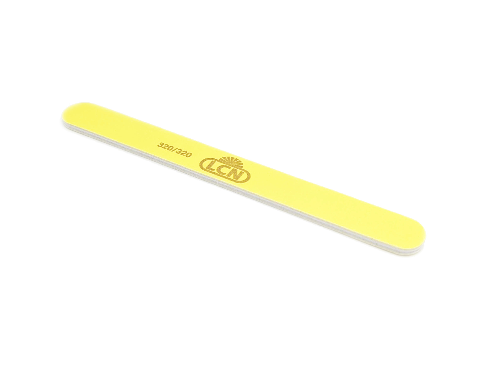 LCN Naturnagelfeile Pastellinie (gelb) 320/320