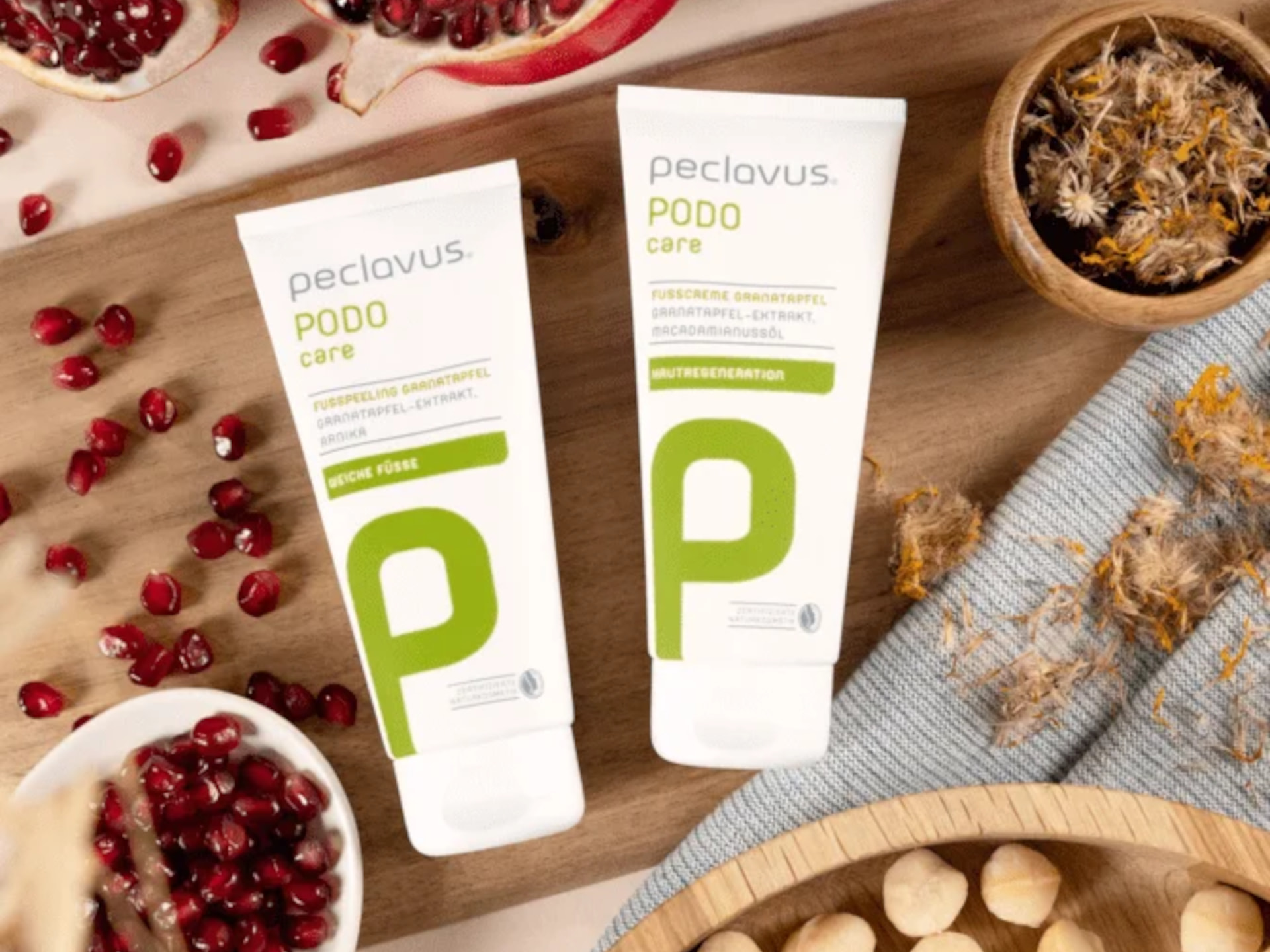 Geschenkset für weiche Füsse von Peclavus