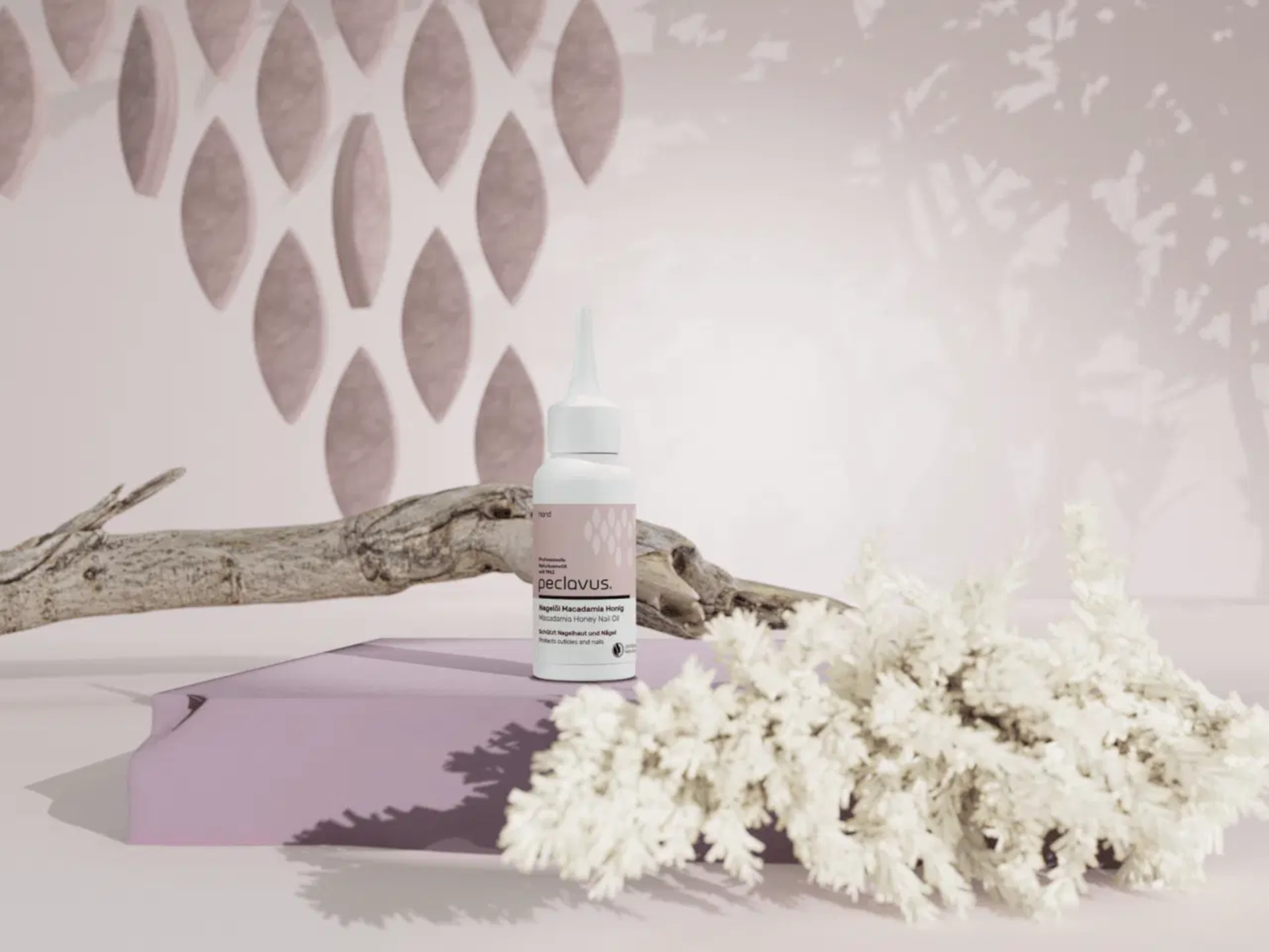Peclavus Nagelöl Macadamia Honig Tropfflasche 50ml