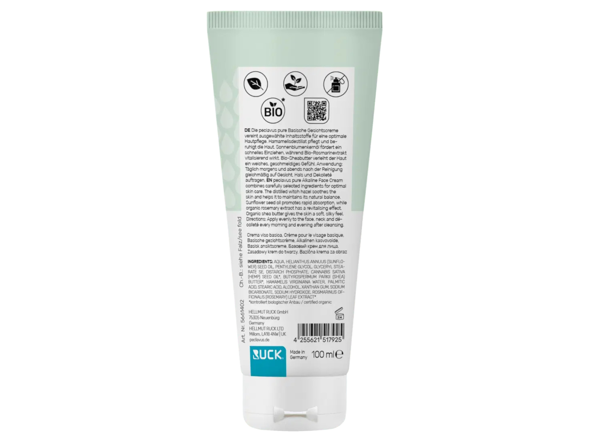 Peclavus pure Basische Gesichtscreme