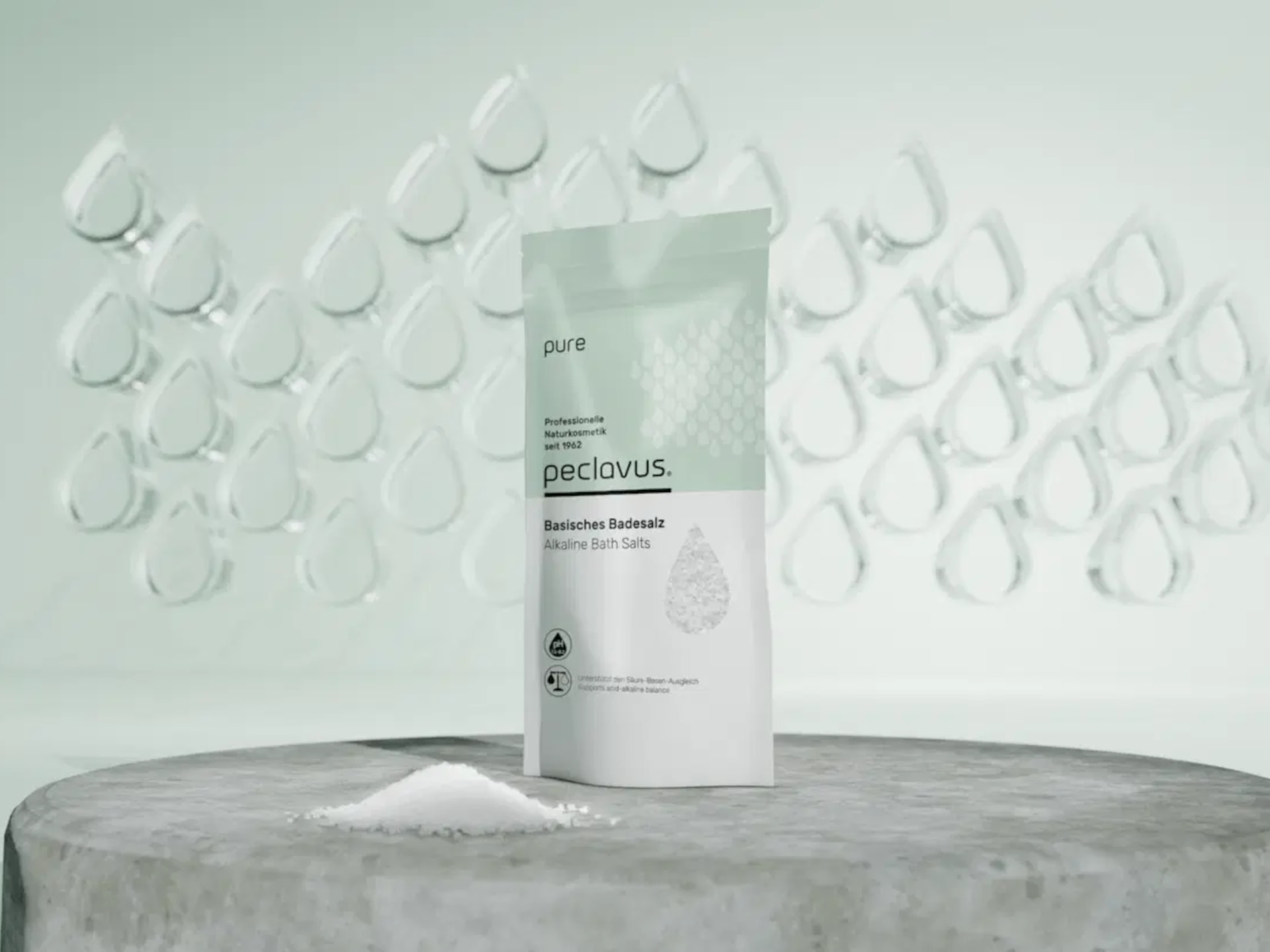 Peclavus pure Basisches Badesalz