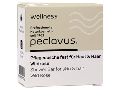 Peclavus Wellness Pflegedusche fest 2in1 Wildrose 30g
